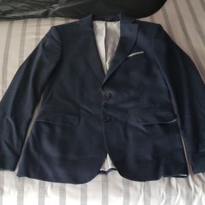 Navy Zara Suit